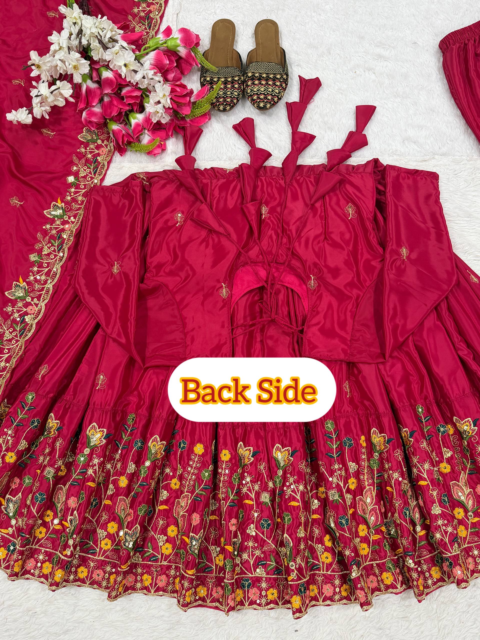 The Radiant Mustard Botanical-Hem Anarkali
